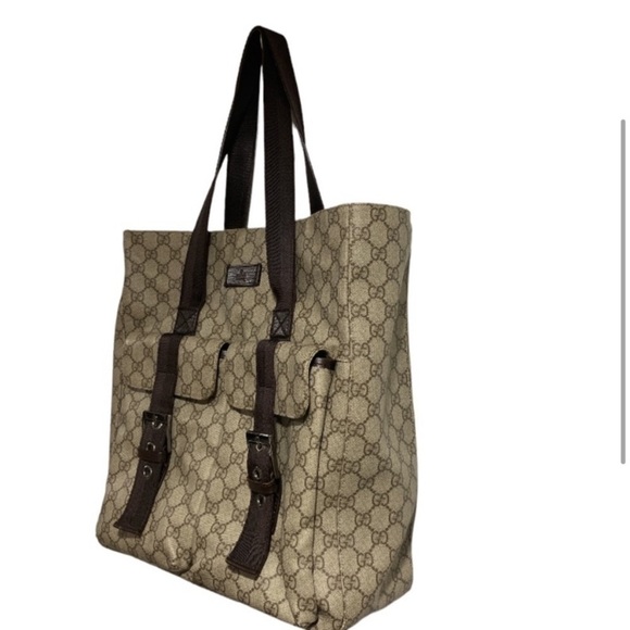 Gucci Supreme GG shopper tote authentic 
Leather & canvas 
Very good condition - Picture 3 of 12